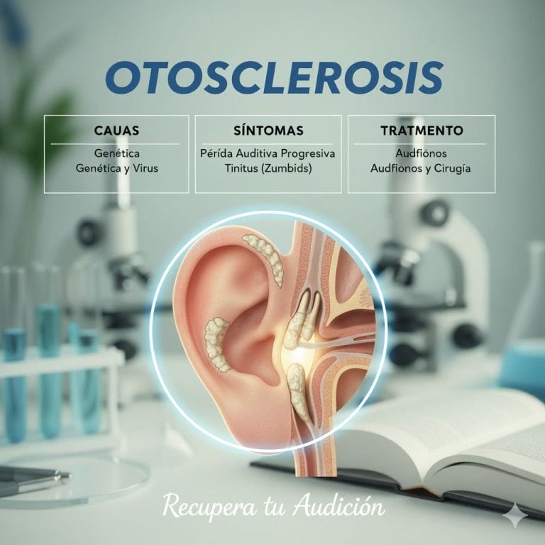 otosclerosis causas tratamiento audífonos